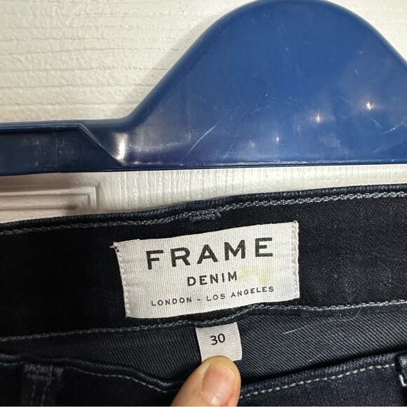 Frame Le Skinny Jeans Dark Denim size 30 600147 - Picture 2 of 9